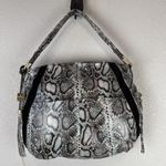 Aimee Kestenberg Tuscany Hobo Purse Shoulder Bag Suede Animal Print Leather Photo 5