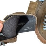 Camper Brutus Organic Cotton & Leather Boots Green 35 (US 5) Tan Photo 5