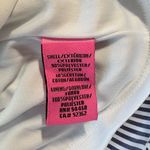 Betsey Johnson  Off Shoulder Navy Stripe Embroidered Dress Ruffle Sleeve Sz 6 💛 Photo 7