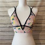PINK - Victoria's Secret Victoria Secret PINK Velvet Floral Strappy Wireless Bralette Photo 3