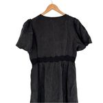 Disturbia Quartz Lyocell Blend Lace Detail Maxi Dress in Black size 12 NWT Photo 7