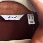nwt Jacket suede like d&co adaptive zipper size small Tan Photo 2