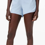 Lululemon Hotty Hot High-Rise Short 4" Size 4 Tall - Blue Linen Photo 0