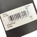 Forever Unique London  Red Beaded Embellished Long Sleeve Mini Dress Size US 8 M Photo 4