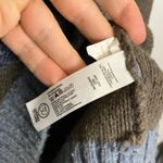 MAINE New England Blue Cream Striped Wool Grandpa Sweater Size XL Photo 3