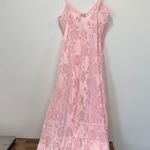 Victoria's Secret  Large‎ Slip Dress Gold Label Vintage Maxi Sheer Floral Lingerie Photo 4