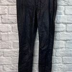 Paige  Verdugo Ankle Jeans Size 24 Night Violet Shimmer Coated Shimmer Holiday Photo 1