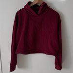 Beyond Yoga  S Cropped Happiness Hoodie in Red Photo 1