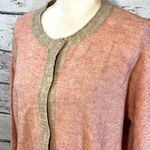 BOUTIQUE Cardigan Sweater Pink/Tan Photo 1