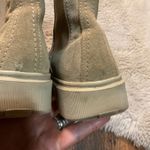 ZARA Boots Pull On Cream Size 37 Flat Sole Ankle Suede Chelsea Photo 5