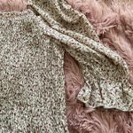 Blush floral print smocked mini dress size large Photo 8