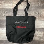 Bridesmaid Michelle bag tote black red and white Photo 0