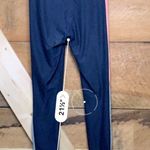 New Balance Women’s Leggings Small Coral & Grey Colorblock With Navy Blue NB dry Photo 7