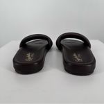 Seychelles  Low Key Slide Sandal size 6 Dark Brown Slip On Tubular Round Toe Photo 4
