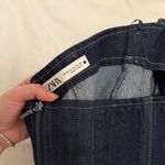 ZARA  Denim Corset Strapless Top XS Photo 4