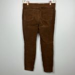 Talbots pull on brown corduroy elastic waist jeggings size 12 Photo 6