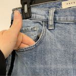 PacSun  Vintage Icon High Rose Light Wash Black Pinstripe Jeans Womens 28 Blue Photo 3