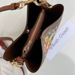 Coach Mini Town Bucket Bag In Signature Canvas -Rainbow Photo 7