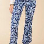 Spartina 449 NWT  Brooke Kick Flare Trousers Kalalanta Blooming Vines Pants XXL Photo 0