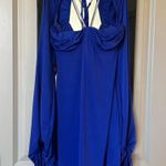 Lucy in the Sky Royal Blue Sparkle Strap Dress Photo 1