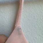 Aritzia Wilfred Free Market Jumpsuit Wide Leg Strappy Stretch Size XXS Pink Crop Photo 4