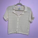 Princess Polly  Elizondo Set Womens Size XS Cream Crochet Knit Wide Leg Resort Photo 6