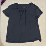 American Eagle  Outfitters Women's Black Tie Top Photo 0
