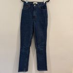 Abercrombie & Fitch The ‘90s Straight Ultra High Rise Jeans Dark Wash Photo 1