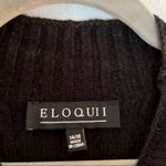 Eloquii Sweater Black Dolman Sleeves Ribbed Mock-Neck Sweater Sz 14/16 (1X) NWT Photo 4