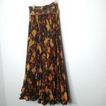 Elissa of California fall leaf print pleated skirt Orange Size undefined Photo 8