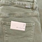 Risen  Olive Karla High-Rise Slit Straight Jeans Size 32 NWT Photo 4