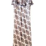 EXPRESS Ezpress Ruffle Bust slip Sun dress XS Petite Floral gold accent Maxi 90's Y2K Photo 0