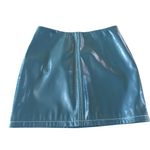 Urban Outfitters Teal Contrast Stitch Mini Skirt Photo 2