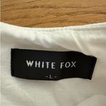 White Fox Boutique White Fox - Halter Tie  Neck Backless Mini Dress in White Photo 1