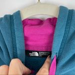 The North Face  Teal Blue Pink Pullover Hoodie Photo 5