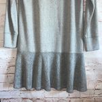 CAbi Flashdance jersey sweater drop waist dress 3459 grey S two tone soft knit Photo 9