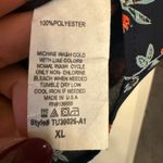 West Kei Floral Navy Blouse with Tie Front Photo 8