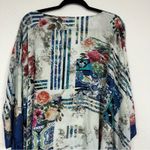 Tolani  Multi Colored Floral Print Cape Womens M Swimsuit Coverup Beachy Vacation Photo 10