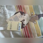 Rare Vintage HTF NWT BTS Tiny Tan SUGA Cotton Tote Bag Junk Kook Dynamite Bag White Photo 6