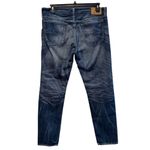 Polo Ralph Vintage Lauren Astor Slim Distressed Boyfriend Blue Jeans Size 14 Photo 5