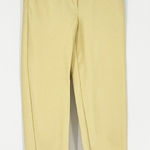 Aritzia  Wilfred Melina‎ Faux Leather Straight Leg Pants 4 Yellow Photo 0
