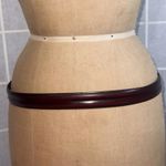 Brighton Vintage Y2K  Womens 34 Brown Leather Gold Buckle Equestrian Western Belt Photo 4