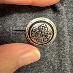 Talbots  Grey Preppy School Girl Blazer Jacket Womens 10 Metal Crest Buttons Photo 5