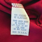 Blanque Crimson Red Asymmetrical Hem Long Sleeve Top 1 Size M Photo 2