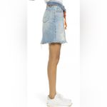 Hudson Jeans Hudson Women's Sloane Skirt Distressed In Light Blue Size 24 Photo 9