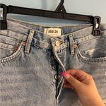 aritizia brand agolde light wash denim shorts size 27 Photo 2