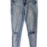Bullhead Womens Jeans Size 25 Mid Rise Skinniest Ankle Ripped Acid Wash Distress Blue Photo 2