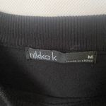 Nikka K Sweater Medium Womens Black Academia Sheer Lace Sleeves Career Holiday Photo 1