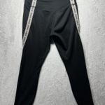 Nike Dri Fit Leggings Women Small Cropped Graphic Running Yoga Athletic Photo 5