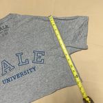 Universal Standard YALE University Grey College Cropped Loose Tee Photo 4